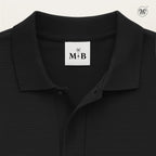 Men's Textured Polo T-Shirt