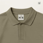 Men's Textured Polo T-Shirt