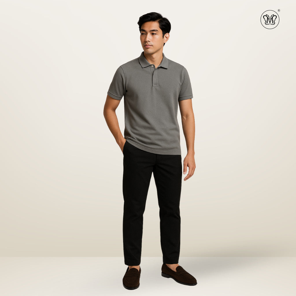 Men Shirt with Button Placket