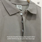Men Shirt with Button Placket