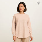 Long Sleeve Textured Top
