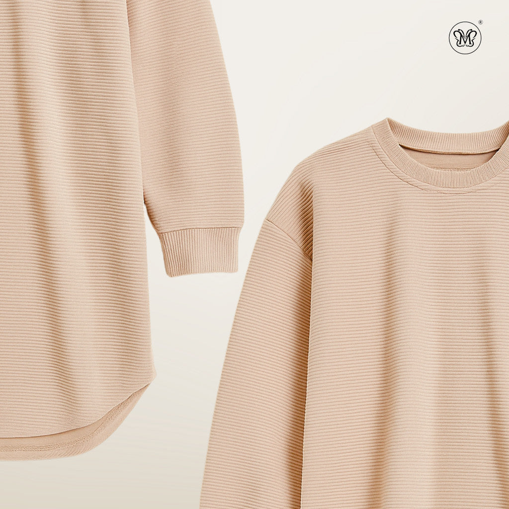 Long Sleeve Textured Top