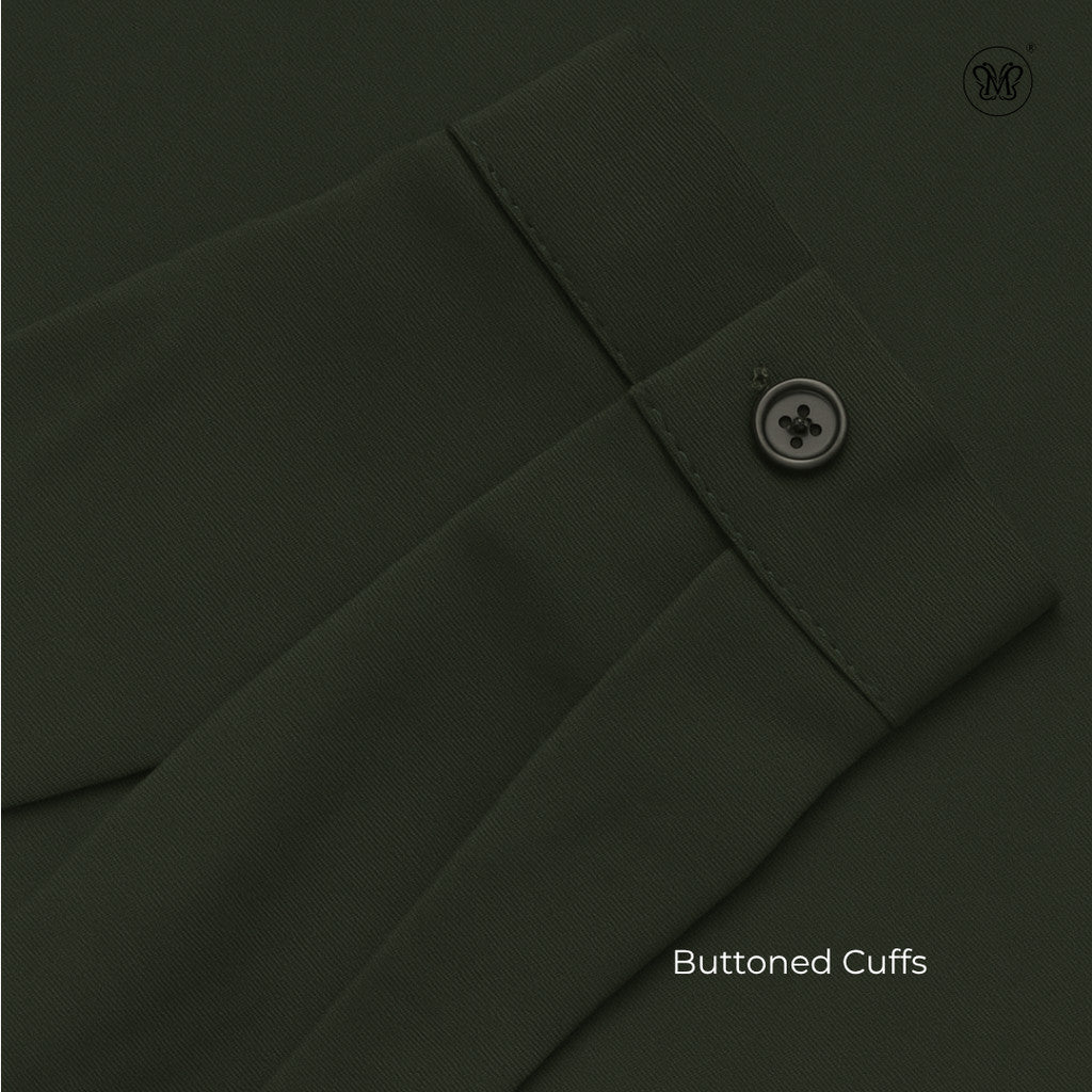 Tunic Blouse with Hidden Button Placket