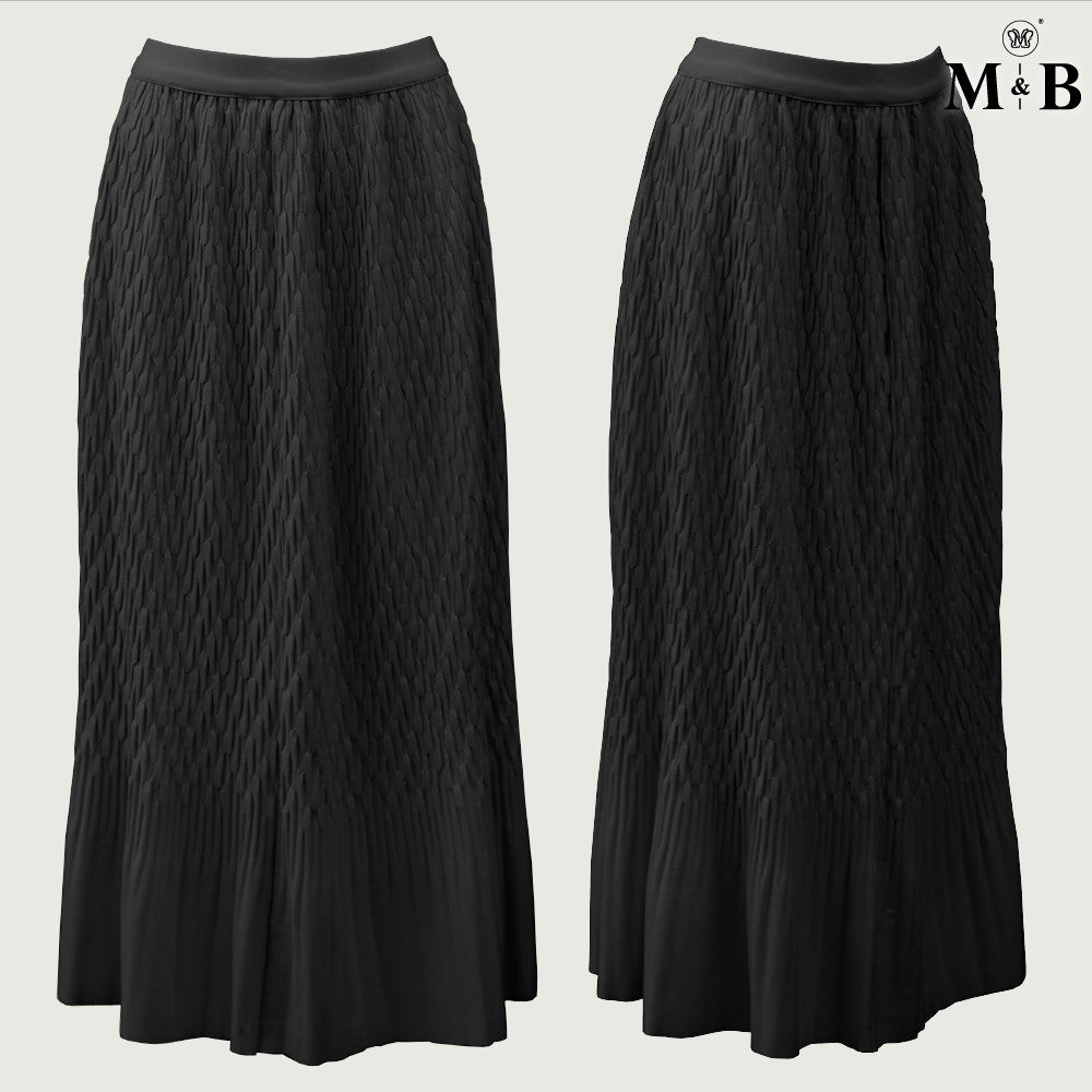 Ladies Smocked Maxi Skirt