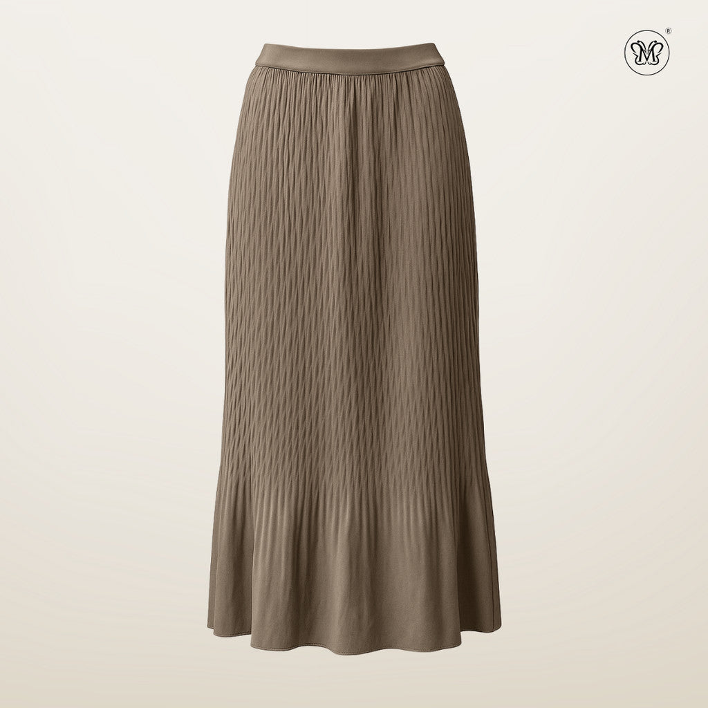 Ladies Smocked Maxi Skirt