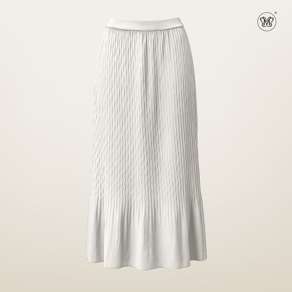 Ladies Smocked Maxi Skirt