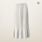 Ladies Smocked Maxi Skirt