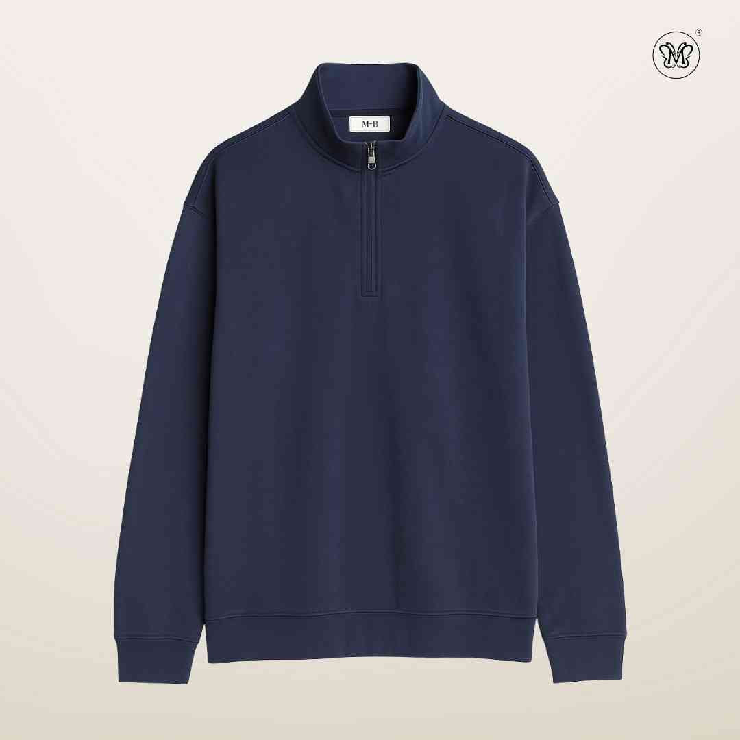 Unisex Half-Zip Pullover Sweatshirts