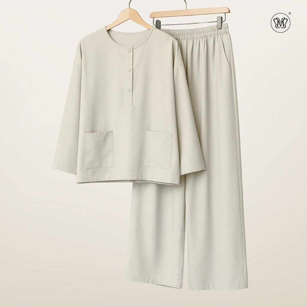 Ladies Linen Modest Relaxed Fit