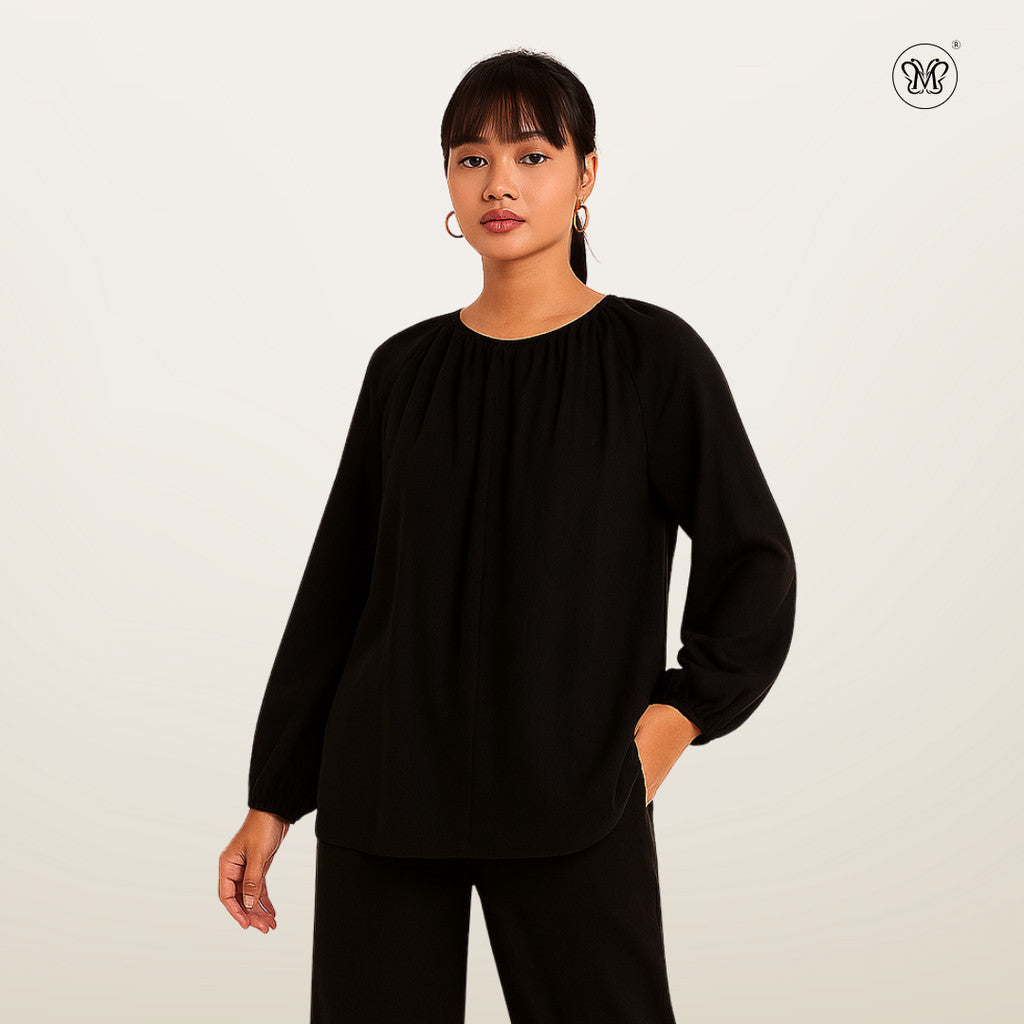 Ladies Linen Front Hidden-Zip