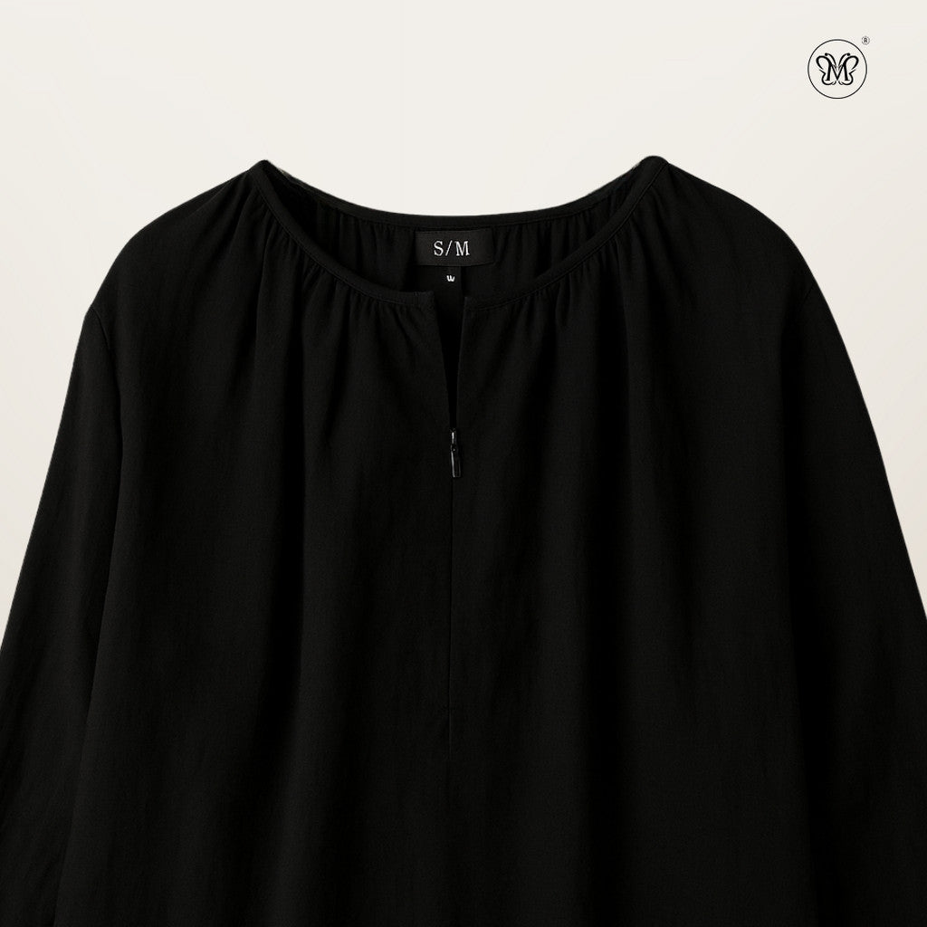 Ladies Linen Front Hidden-Zip