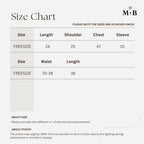 Ladies Front Pockets Linen Set