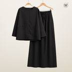 Ladies Front Pockets Linen Set