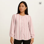 Printed Button Blouse