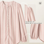 Printed Button Blouse