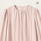 Printed Button Blouse