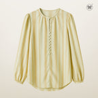 Printed Button Blouse