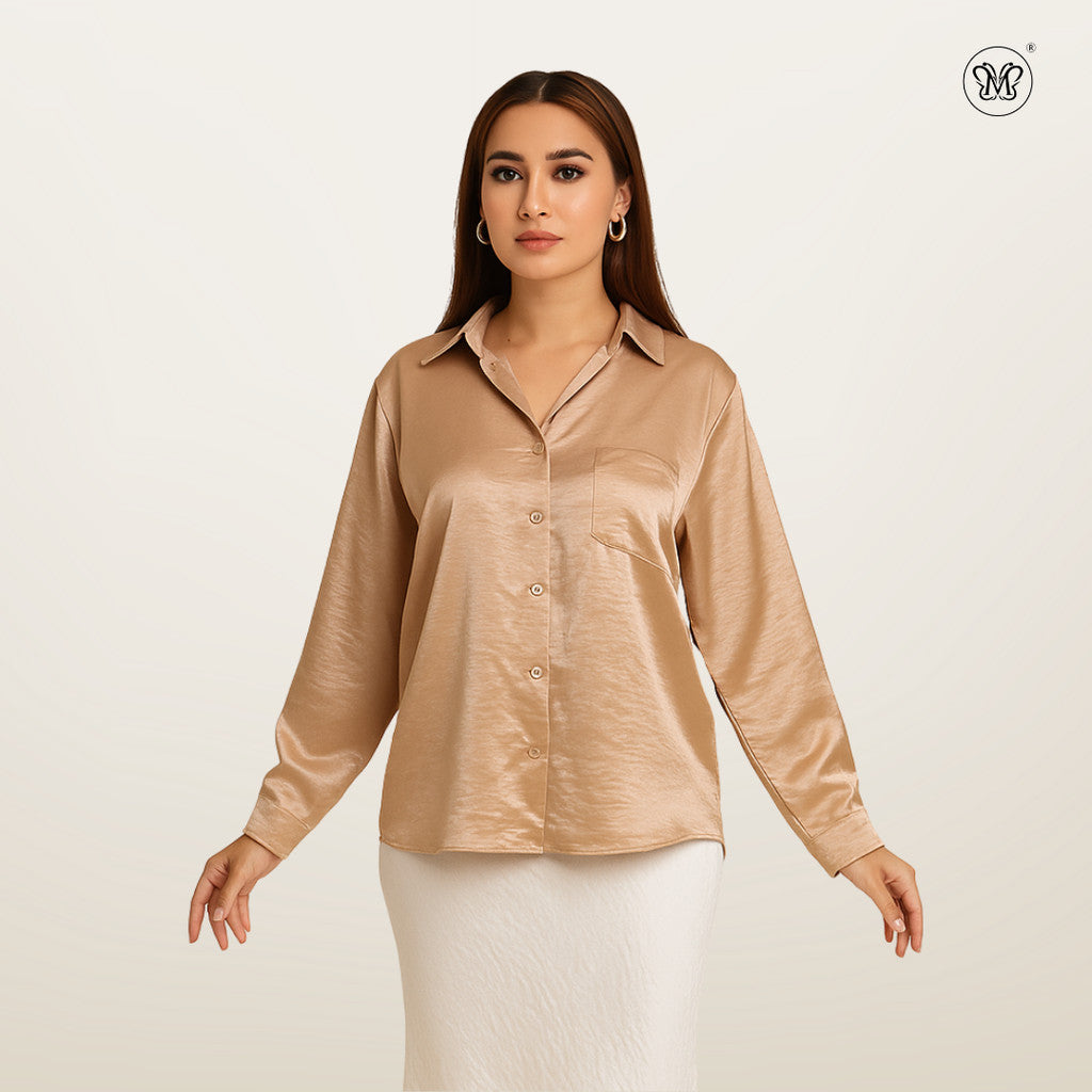 Satin Silky Texture Shirt