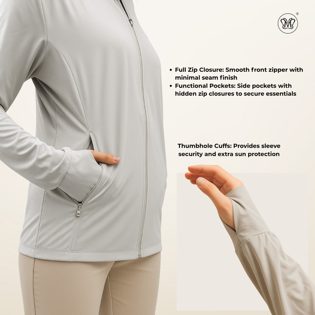 UV-Protect Sports Hoodie Jacket