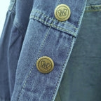 Round Neck Denim Jacket