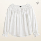 Soft Gathered Wrist Blouse