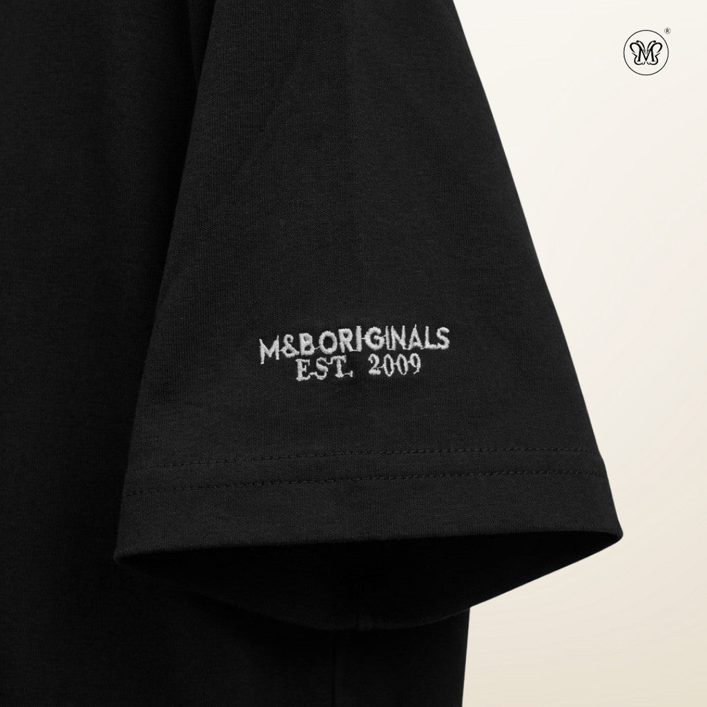 Embroidered 'Waves' Tee Shirt