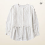 Eyelet Lace Layered Blouse