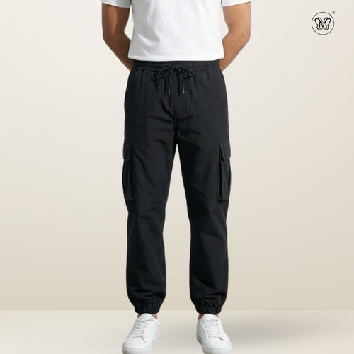 Adjustable Drawstring Cuff Cargo Pants