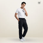 Adjustable Drawstring Cuff Cargo Pants