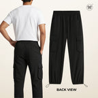 Adjustable Drawstring Cuff Cargo Pants