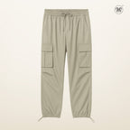 Adjustable Drawstring Cuff Cargo Pants