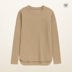 Ribbed Knit Casual Top