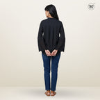 Embroidered Bell Sleeves Blouse