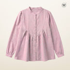 Soft Gathers Waistline Blouse