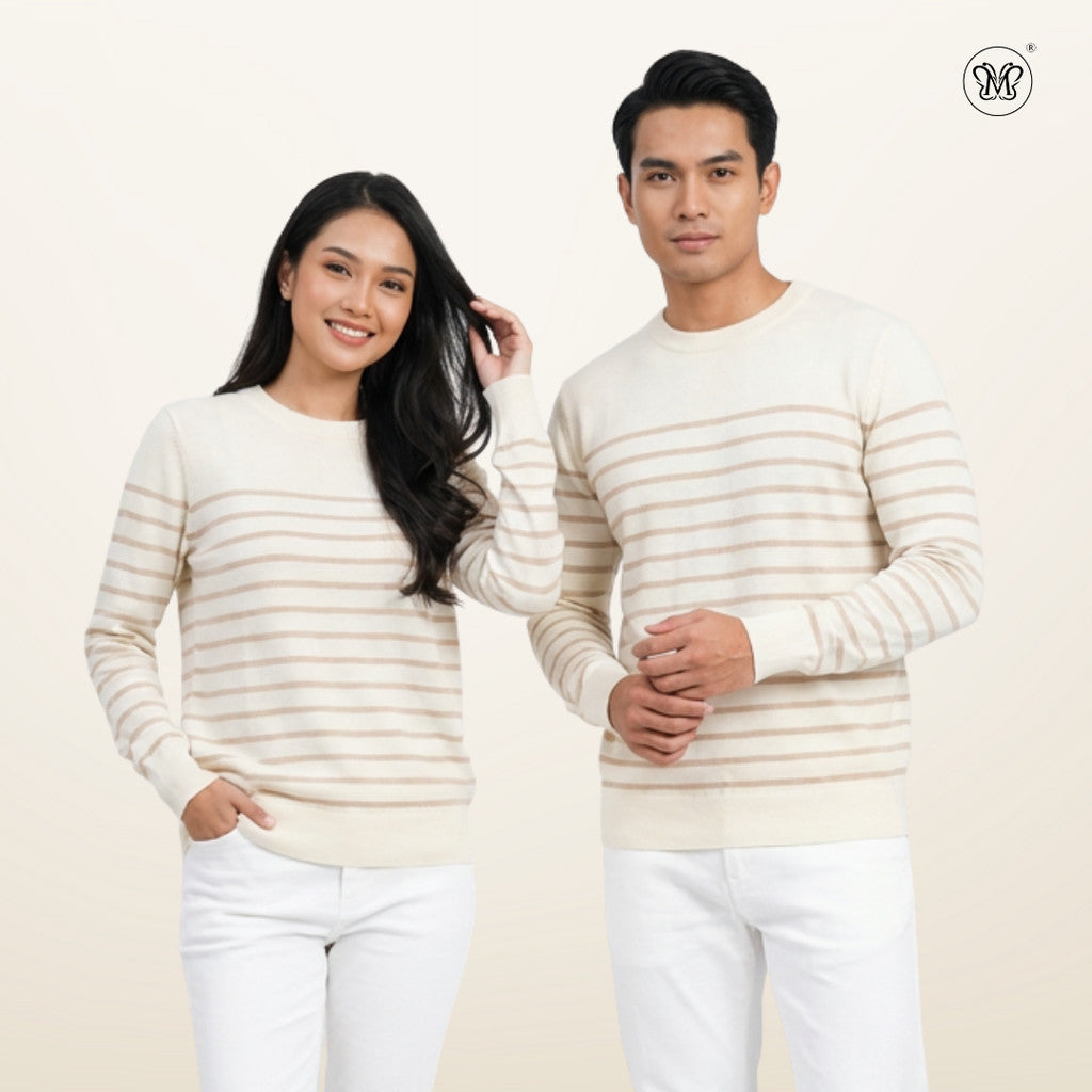 Unisex Striped Knitwear