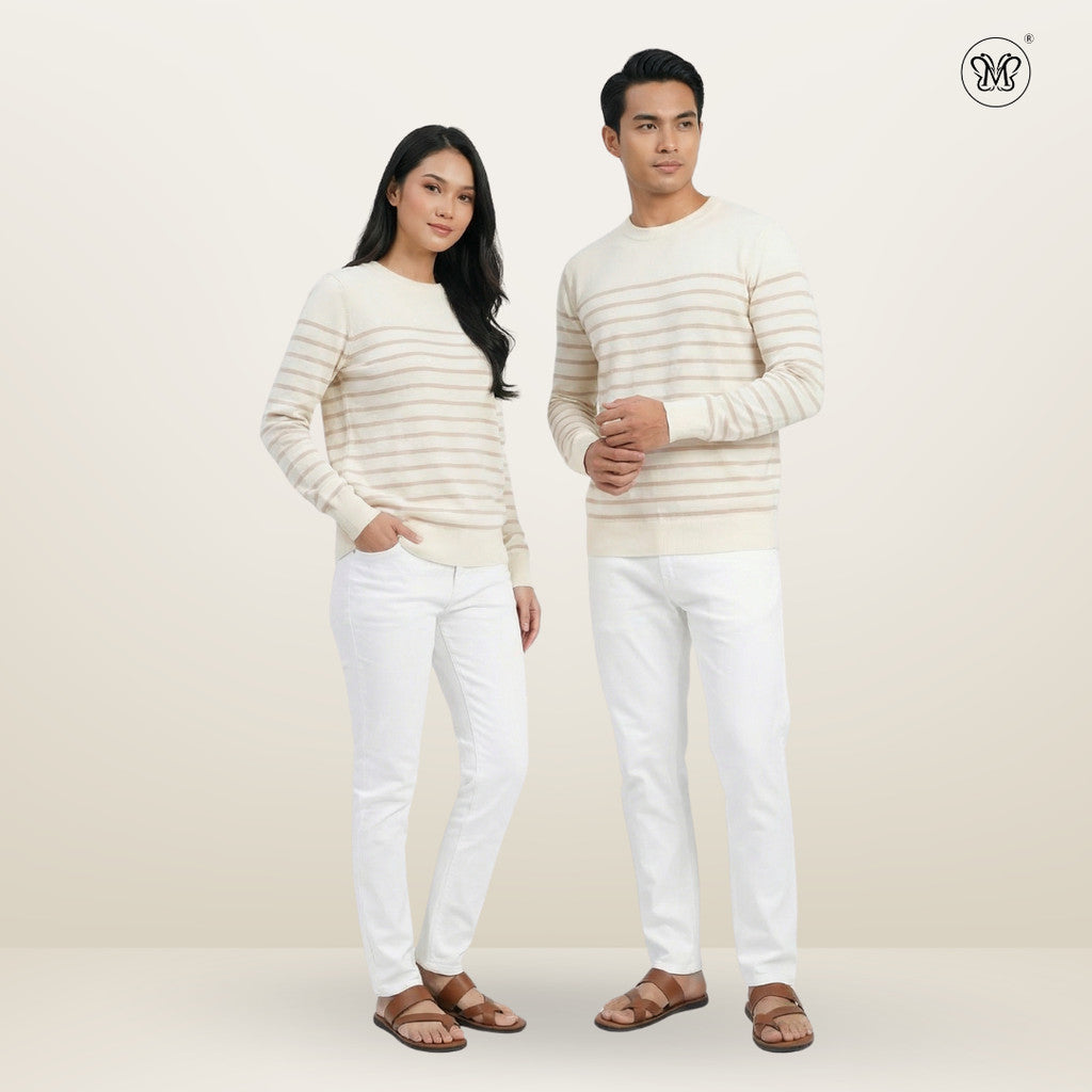 Unisex Striped Knitwear