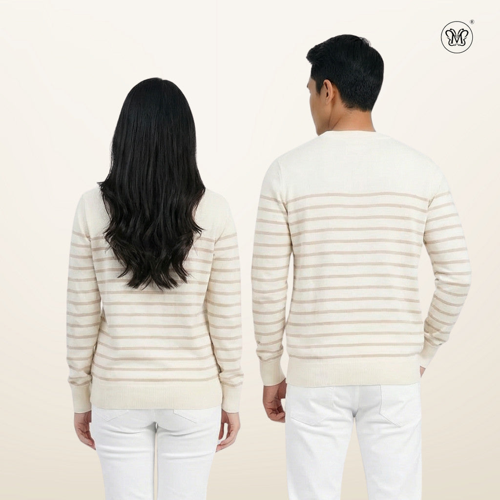 Unisex Striped Knitwear