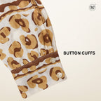 Buttoned Cuffs Dress
