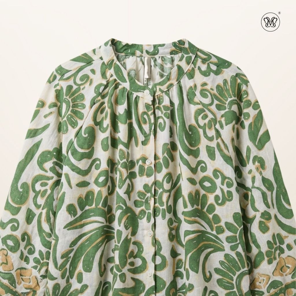 Buttoned Cuffs Dress