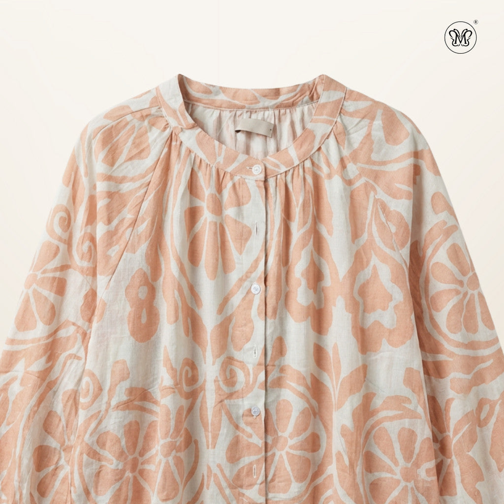 Buttoned Cuffs Dress