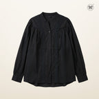 Lace Trim Gathered Blouse