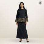 Gold Embroidered Lace Kurung