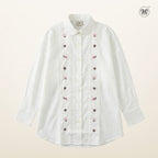 Ladies Vertical Floral Motifs Shirt
