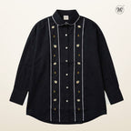 Ladies Vertical Floral Motifs Shirt