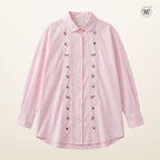 Ladies Vertical Floral Motifs Shirt