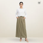 Side Pocket Casual Skirt