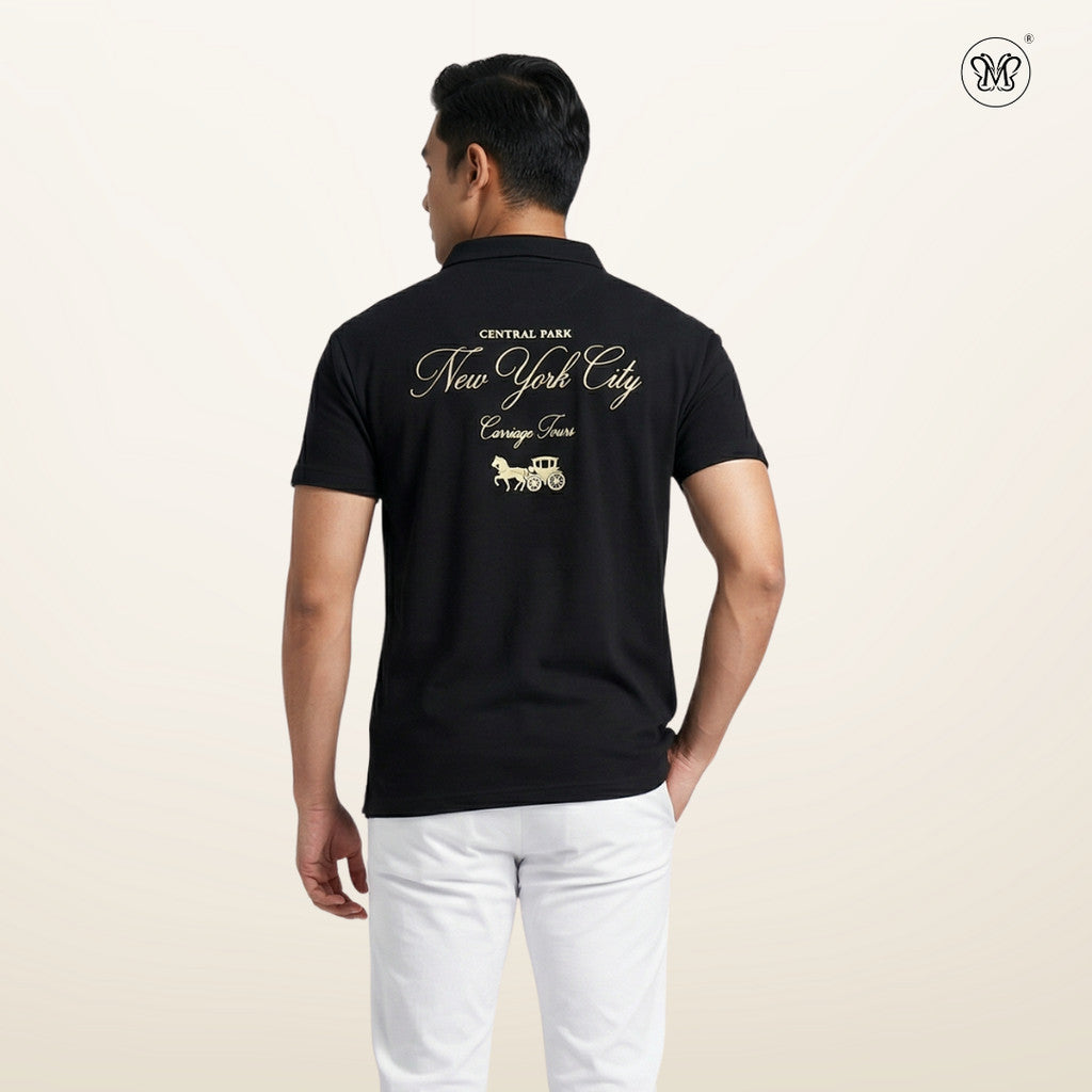 V-Neck Open Collar Shirt