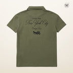 V-Neck Open Collar Shirt