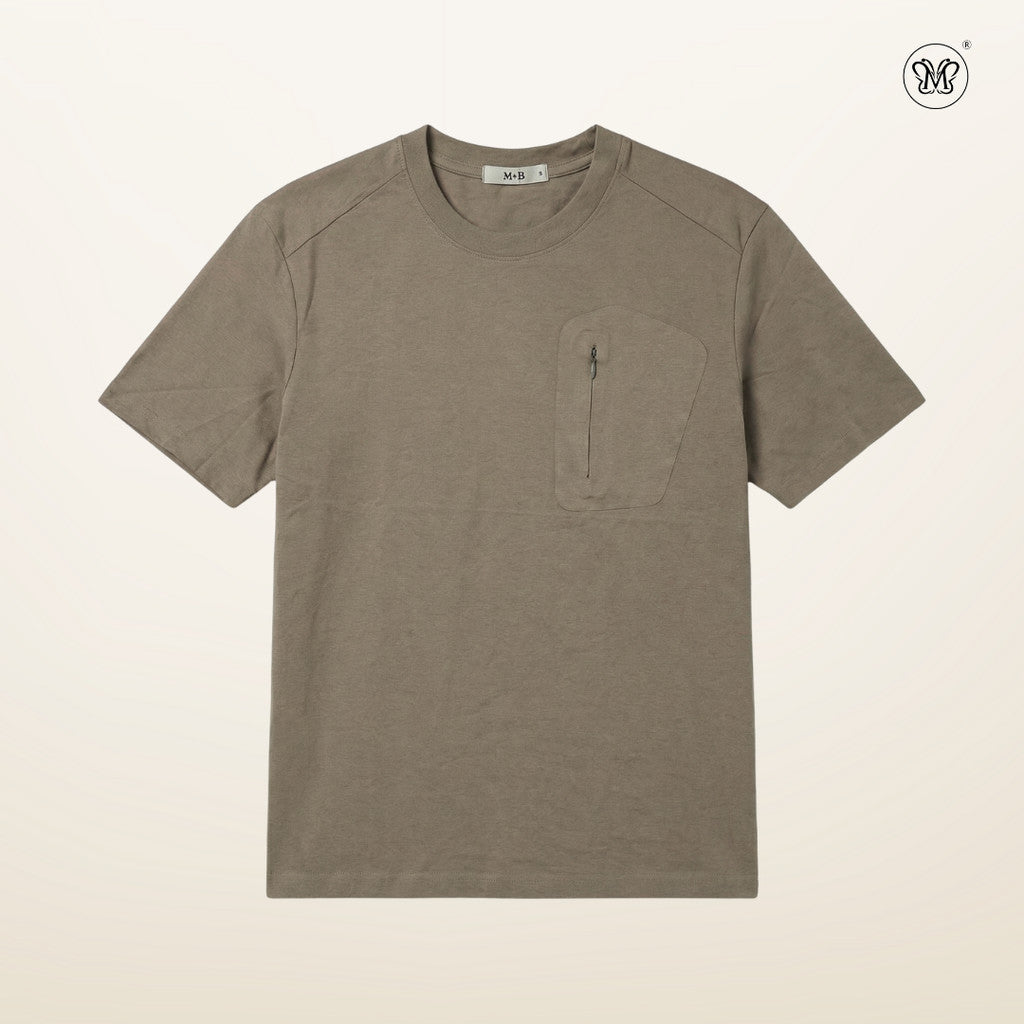 Chest Zip Pocket T-Shirt