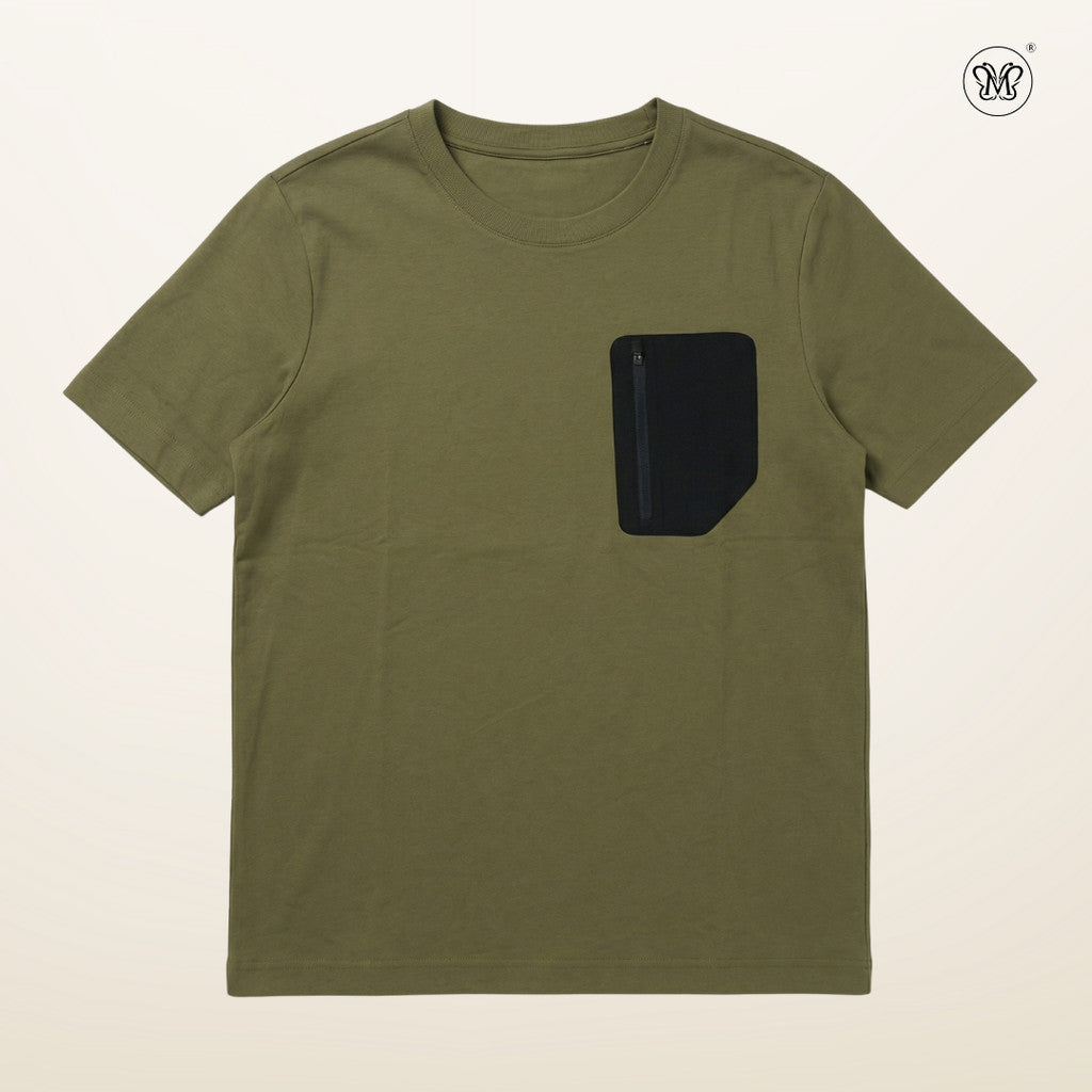 Black Chest Pocket T-Shirt